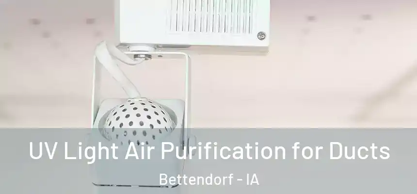 UV Light Air Purification for Ducts Bettendorf - IA